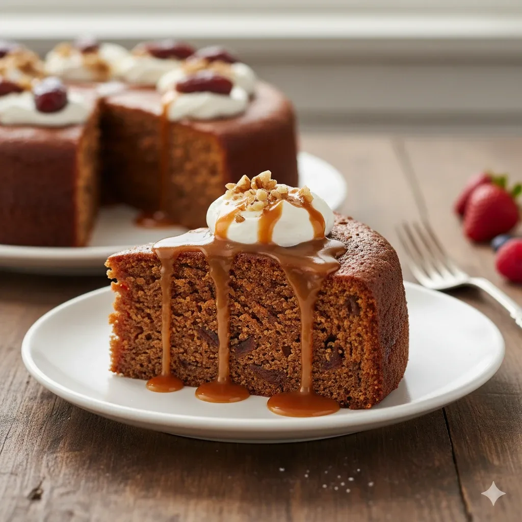 Bavaroise de café al aroma de canela con bizcocho de soletilla
