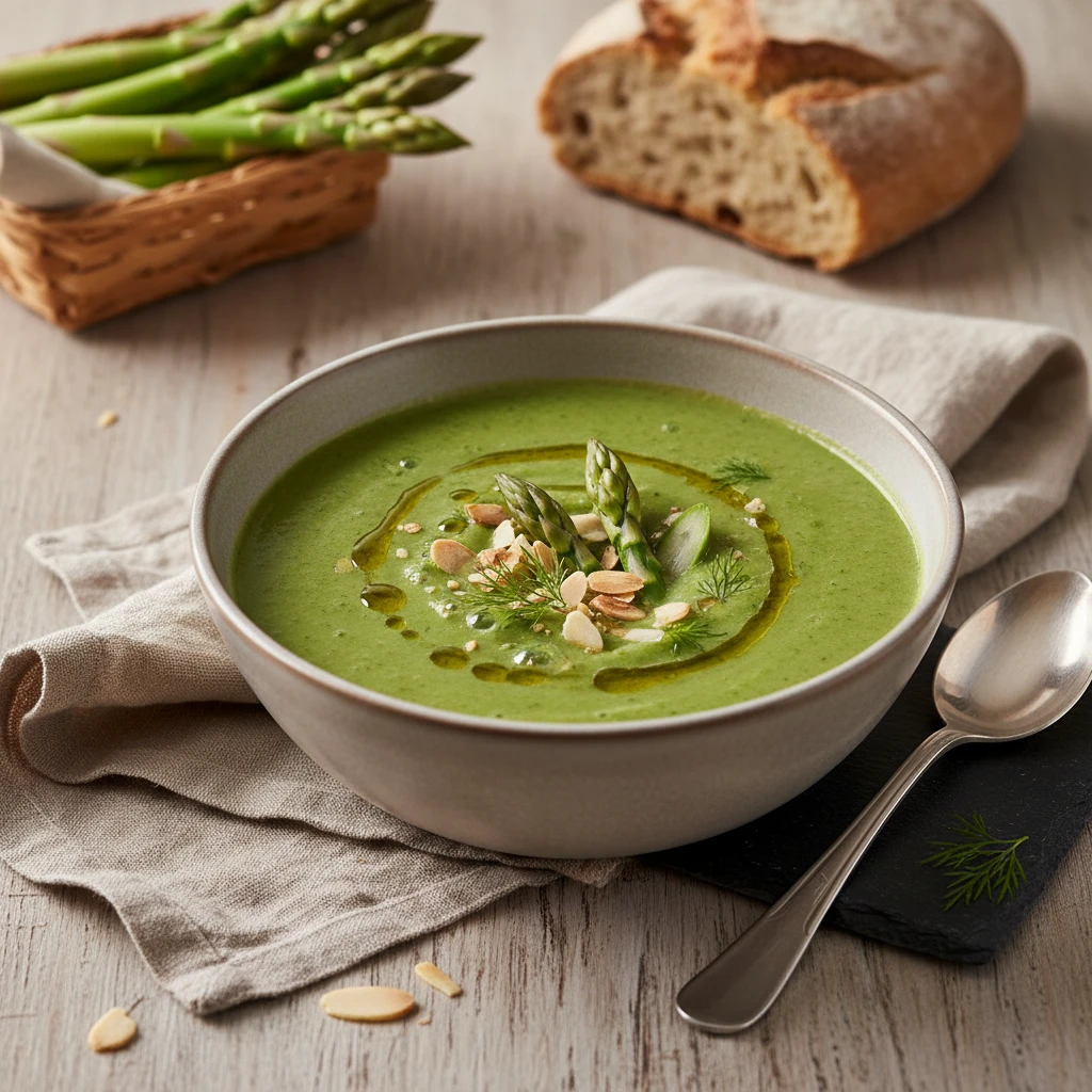 Crema de espárragos trigueros