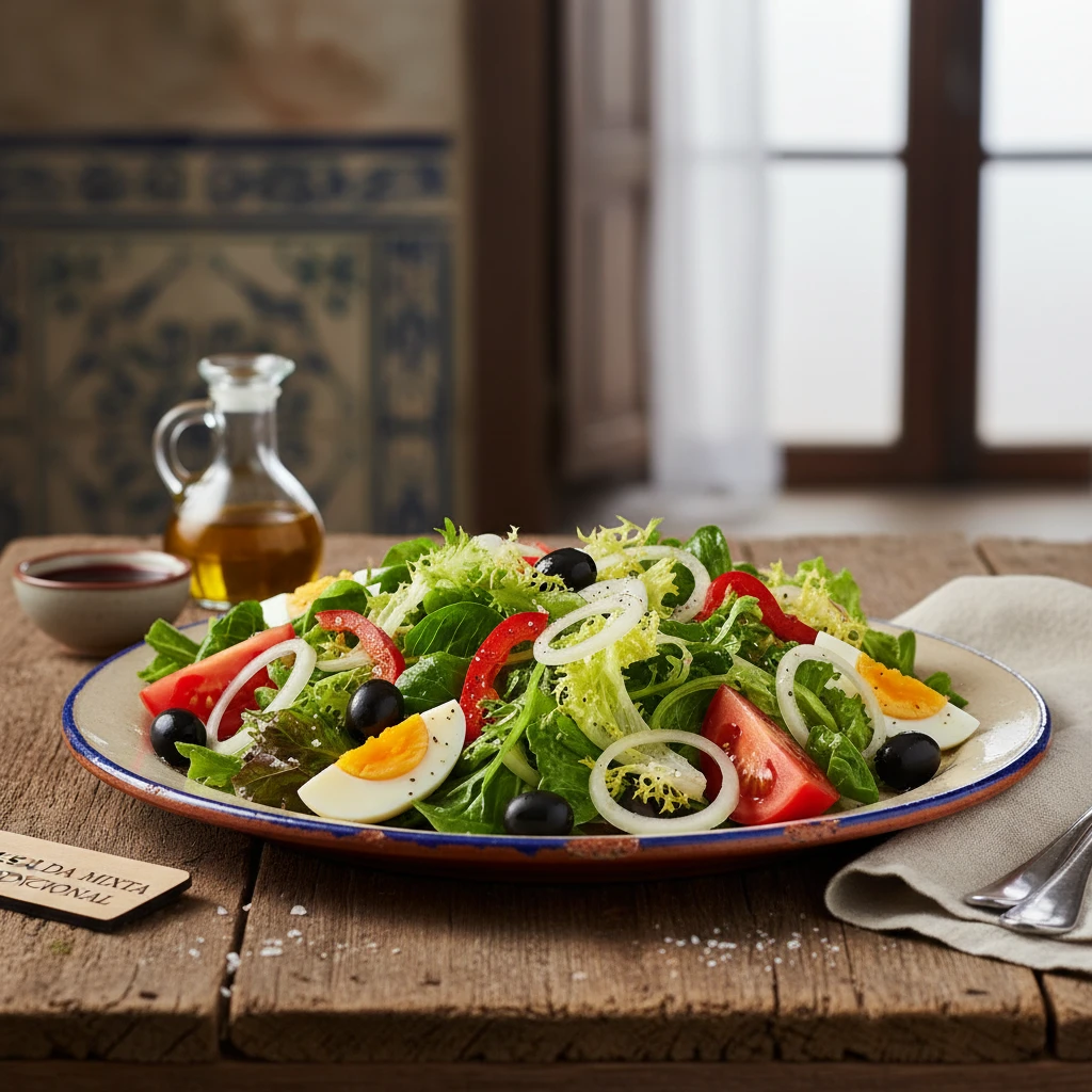 Ensalada mixta tradicional