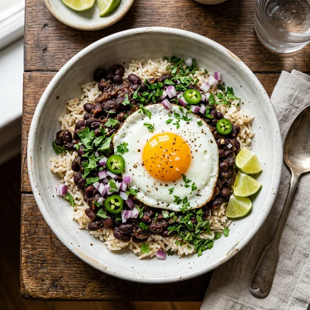Frijoles y Arroz a la Cubana
