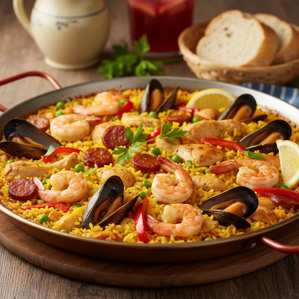 Paella mixta