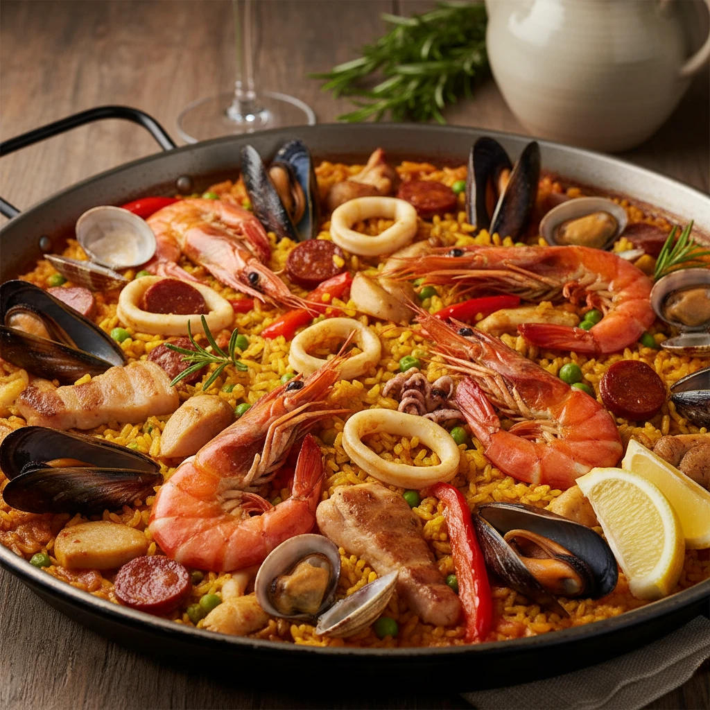 Paella mixta