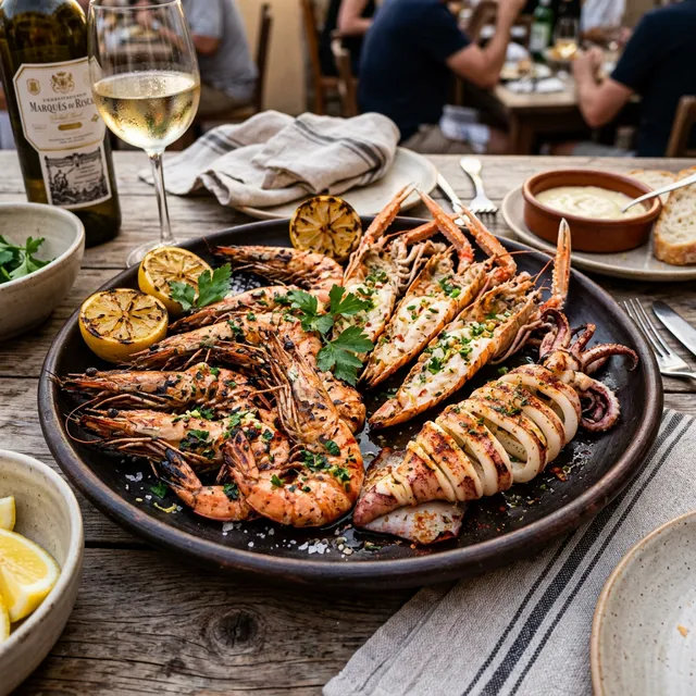Parrillada de mariscos