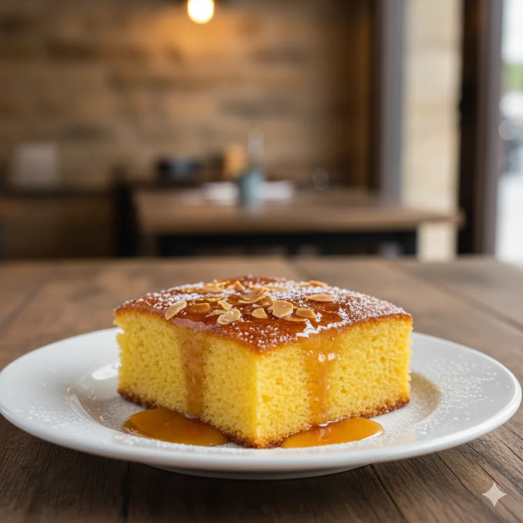 Tarta borracha de Terraza Carmona