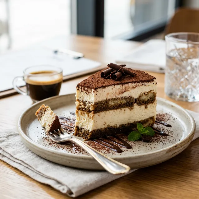 Tarta Fría de Tiramisú