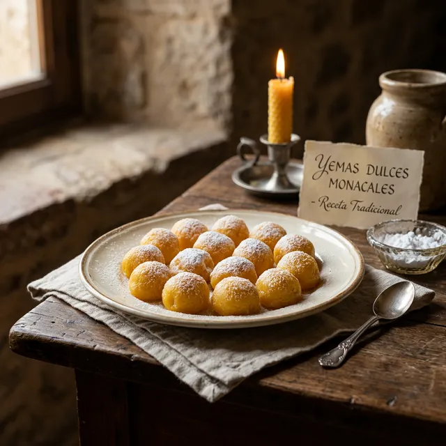 Yemas dulces monacales
